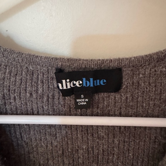 Alice Blue Gray Women's Cardigan - Picture 2 of 5